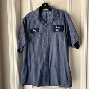 Blue Striped Men's Shirt